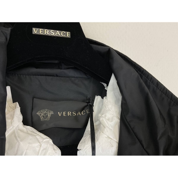 Versace windbreaker jacket Black Size 50 Brand new - Picture 4 of 7